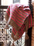 Marrokansk design ullpledd i grått og rosa