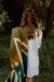 Grønt Alpakka ullpledd Imbabura Verde 110 x 185 cm