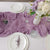 Bordløper semi-transparent, ekstra lang - Lys lavendel