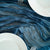 Bordløper semi-transparent (90 x 180 cm) - marineblå