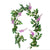 Kunstig girlander med lilla blomster hortensia
