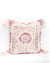 Orientalsk pyntepute med vintage slitt teppestil, rug design, rosa og elfenben