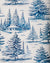 Bordløper Jul (33 x 90 cm) - Winter wonderland