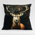 Velucci Home Pyntepute - Deer on a dark background (45 x 45 cm)