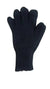 Ekstra tykke og reversible strikkede hansker (100% alpakkaull) Svart/Koksgrå