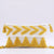 Pyntepute med håndtuftet tekstur, Shani 50 x 30 cm gul og hvit
