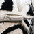 Håndtuftet pyntepute - putetrekk 45 x 45 Jenny svart & hvit